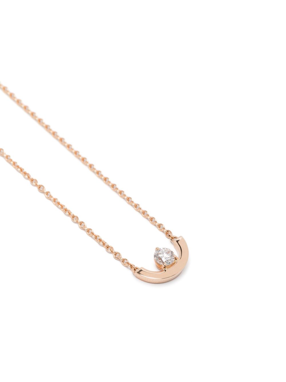 Loyal.e Paris 18kt recycled rose gold Intrépide Petit Arc necklace - Goud