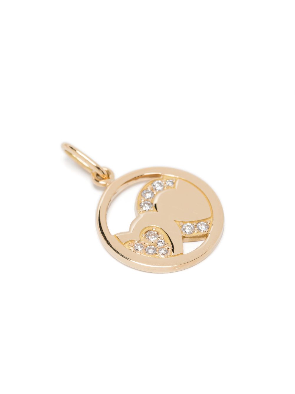 Loyal.e Paris 18K yellow gold Soul diamond charm - Goud