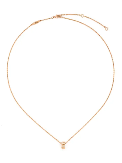 Loyal.e Paris 18kt rose gold Ride & Love diamond necklace