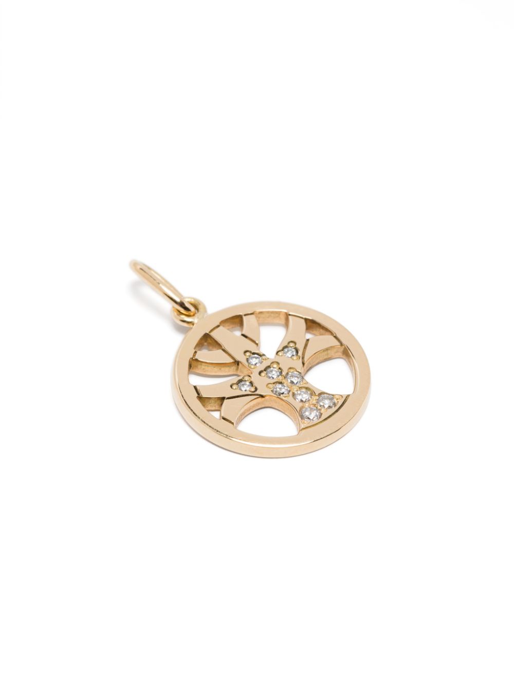 Loyal.e Paris 18K yellow gold Soul diamond charm - Goud