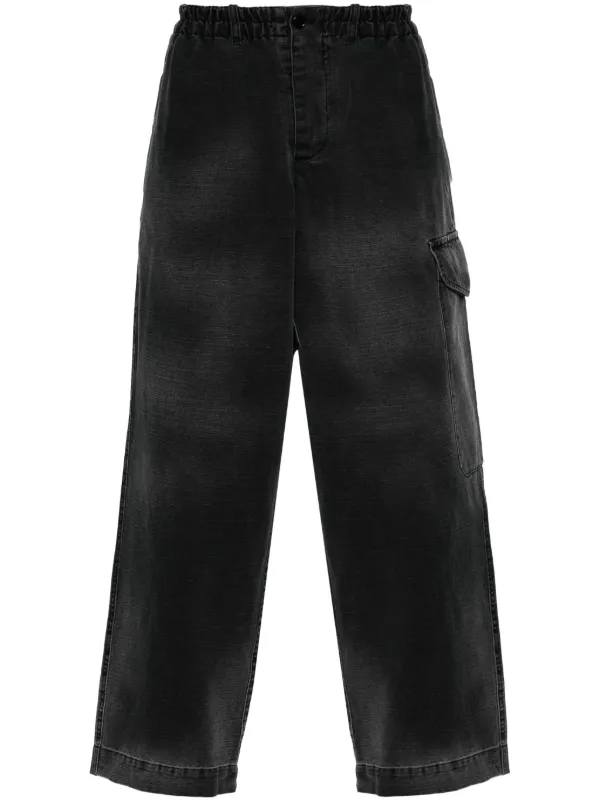 YMC Military Tapered Jeans | Black | FARFETCH RO