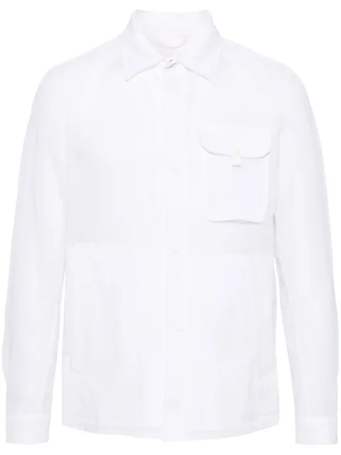 Herno ripstop semi-sheer shirt jacket