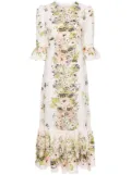 ZIMMERMANN Halliday floral-print maxi dress - Neutrals