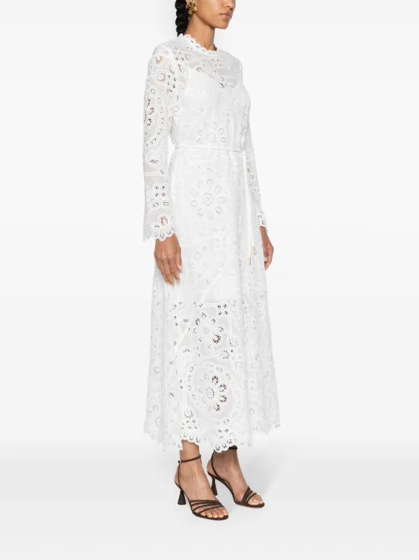 zimmermann white broderie dress