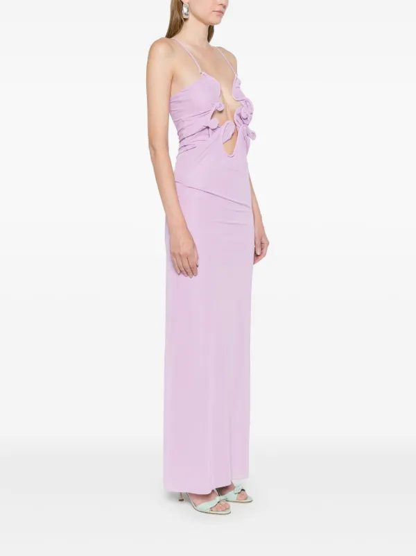 Christopher Esber Moulded Venus Maxi Dress | Purple | FARFETCH