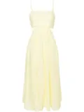 ZIMMERMANN Halliday linen midi dress - Yellow