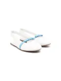 Age of Innocence Carlota bow-detail ballerina shoes - White