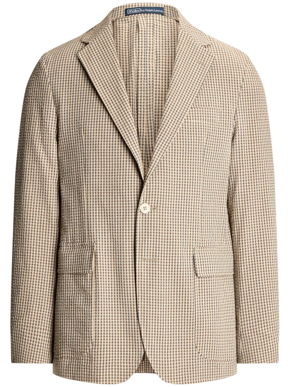 single breasted taupe sport jacket