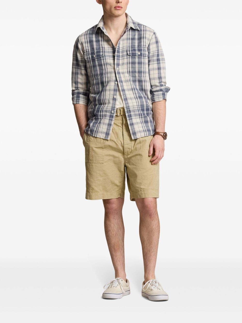 Polo Ralph Lauren checkered two-tone shirt Men