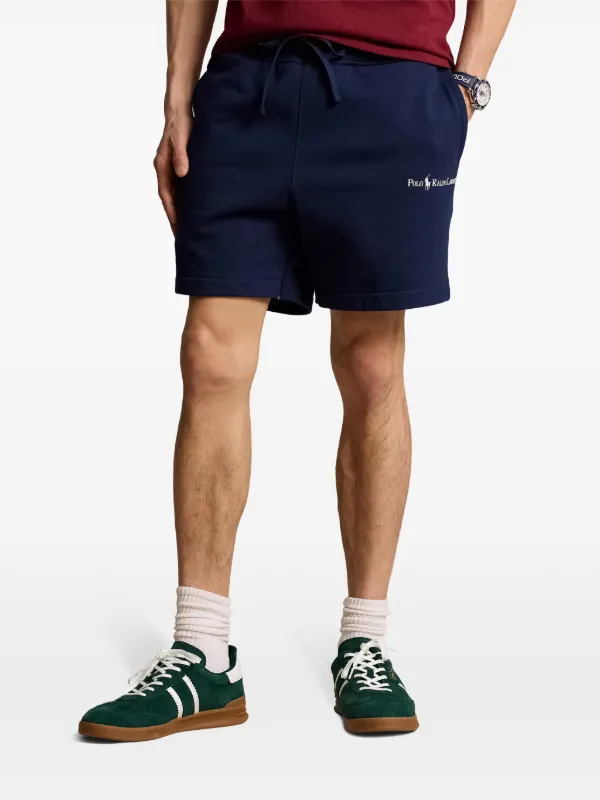 Polo Ralph Lauren Heavy WT Athletic Shorts Blue FARFETCH IN