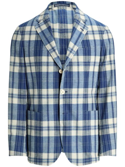 Polo Ralph Lauren plaid cotton blazer Men