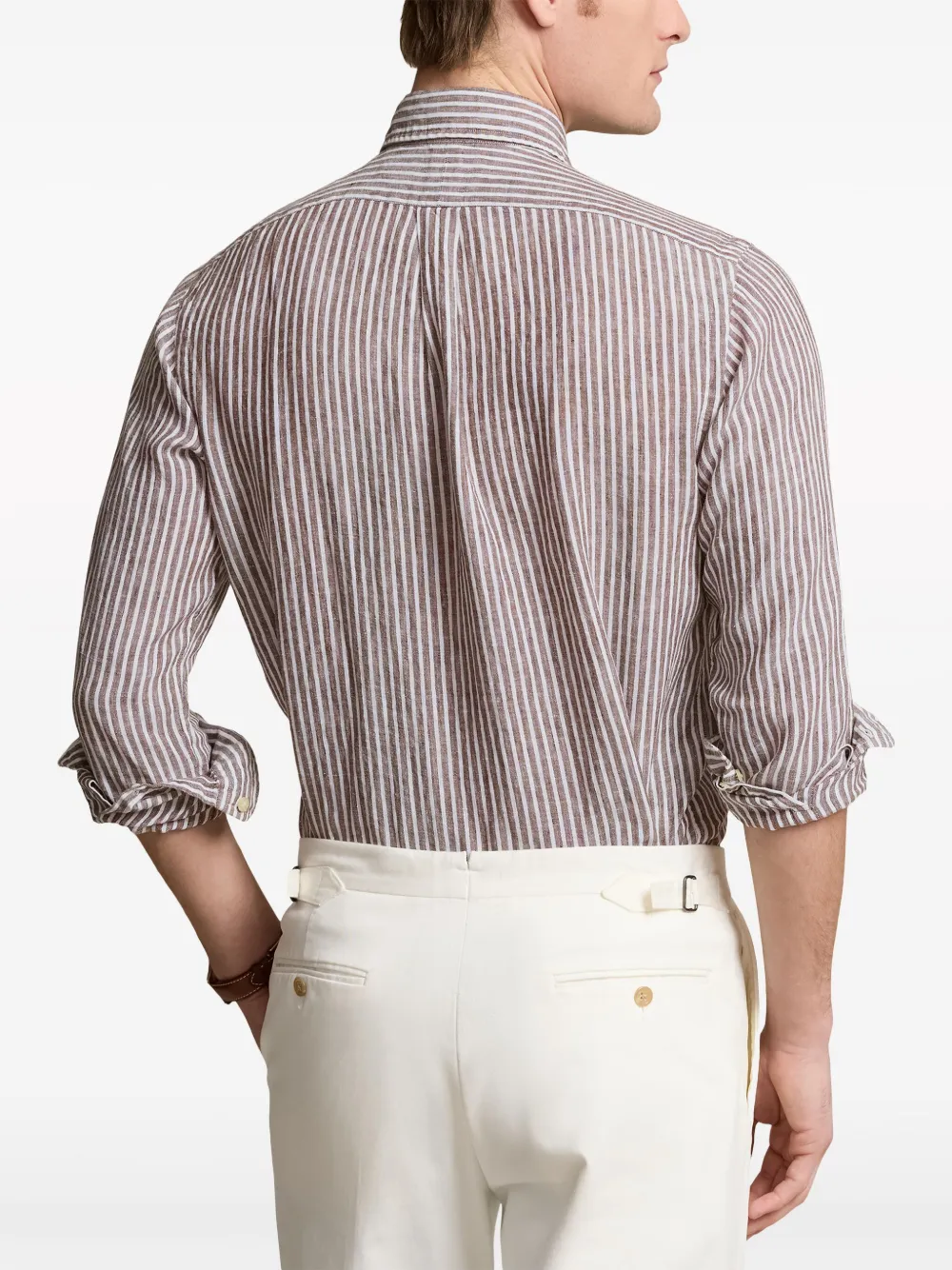 Polo Ralph Lauren Gestreept overhemd Bruin