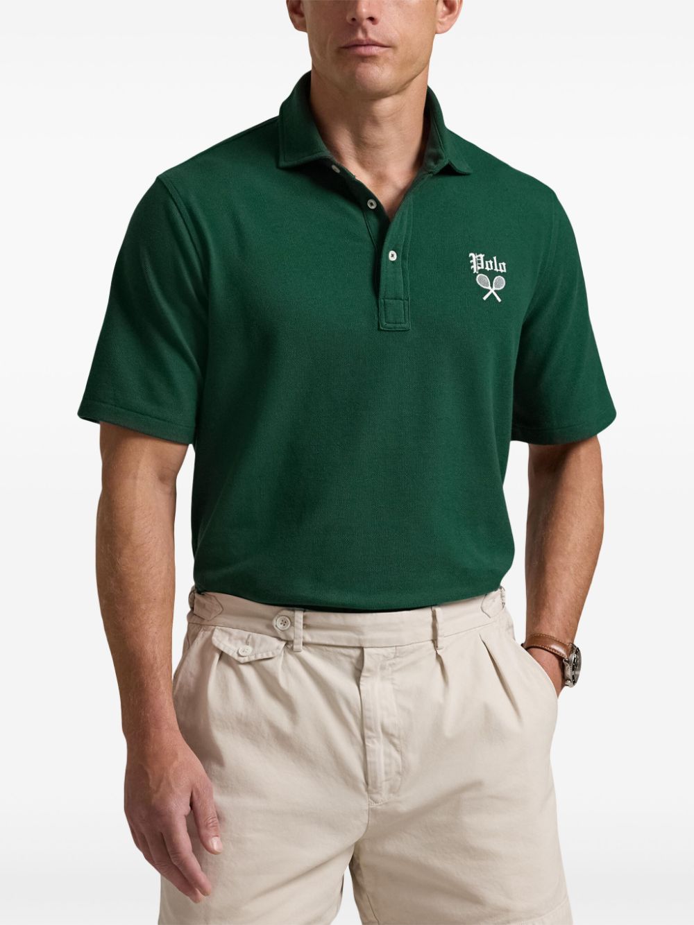 Polo Ralph Lauren logo-embroidered polo shirt Men