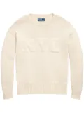 Polo Ralph Lauren cotton-blend long sleeved pullover - Neutrals