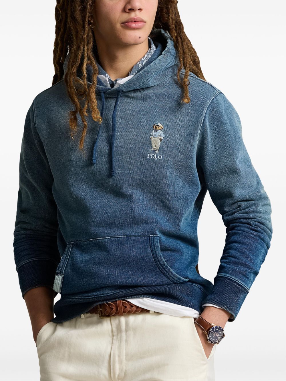 Polo Ralph Lauren Indigo Long sleeve Hoodie Men