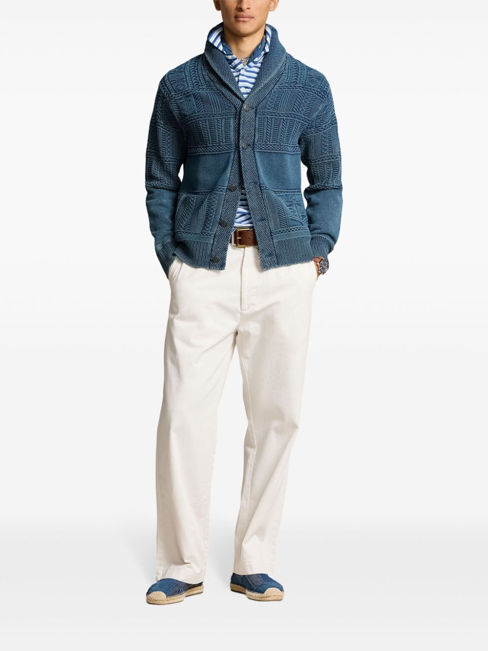 Polo Ralph Lauren Vest met patchwork Blauw