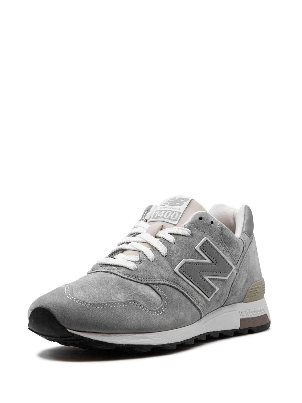 Shop New Balance 1400 "grey" Suede Sneakers