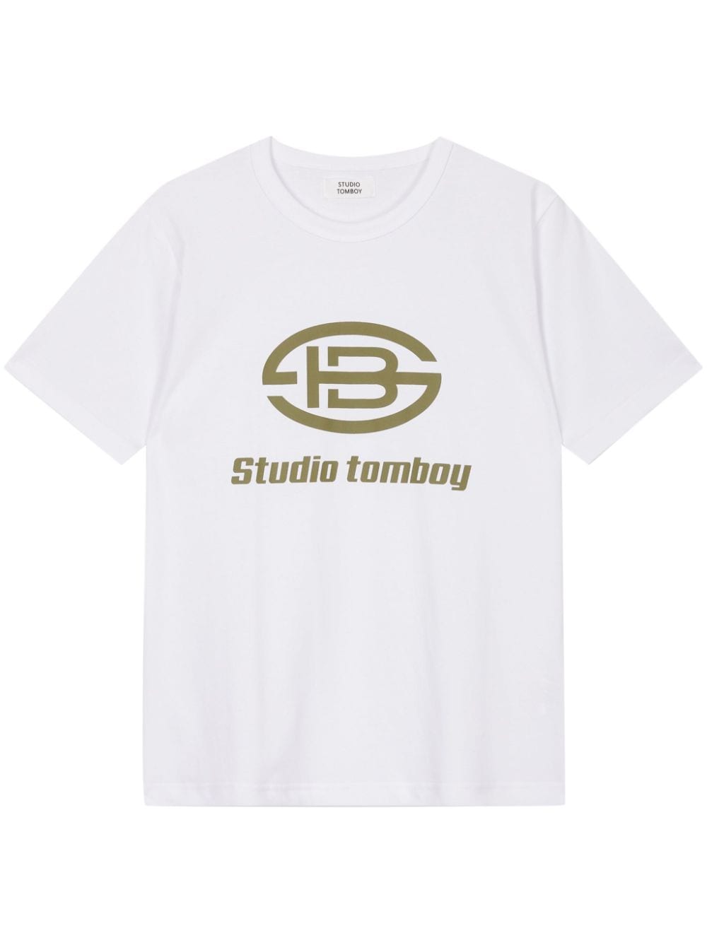 STUDIO TOMBOY T-shirt met logoprint Wit