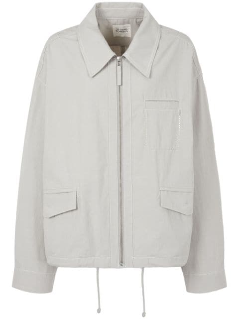 STUDIO TOMBOY zip-up cotton jacket