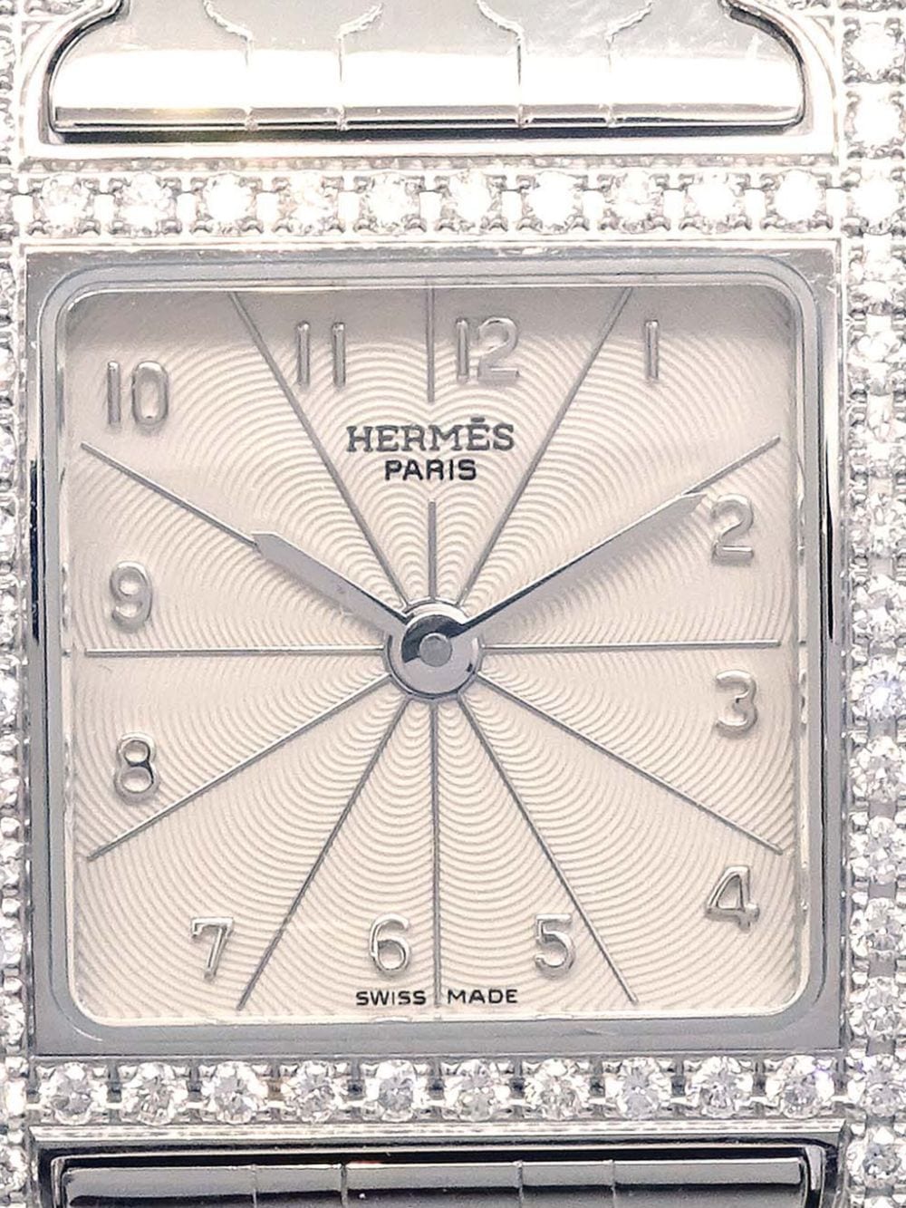 Hermès Pre-Owned 1990-2000s pre-owned H horloge - Zilver