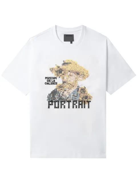 Musium Div. Van Gogh-print short-sleeve T-shirt
