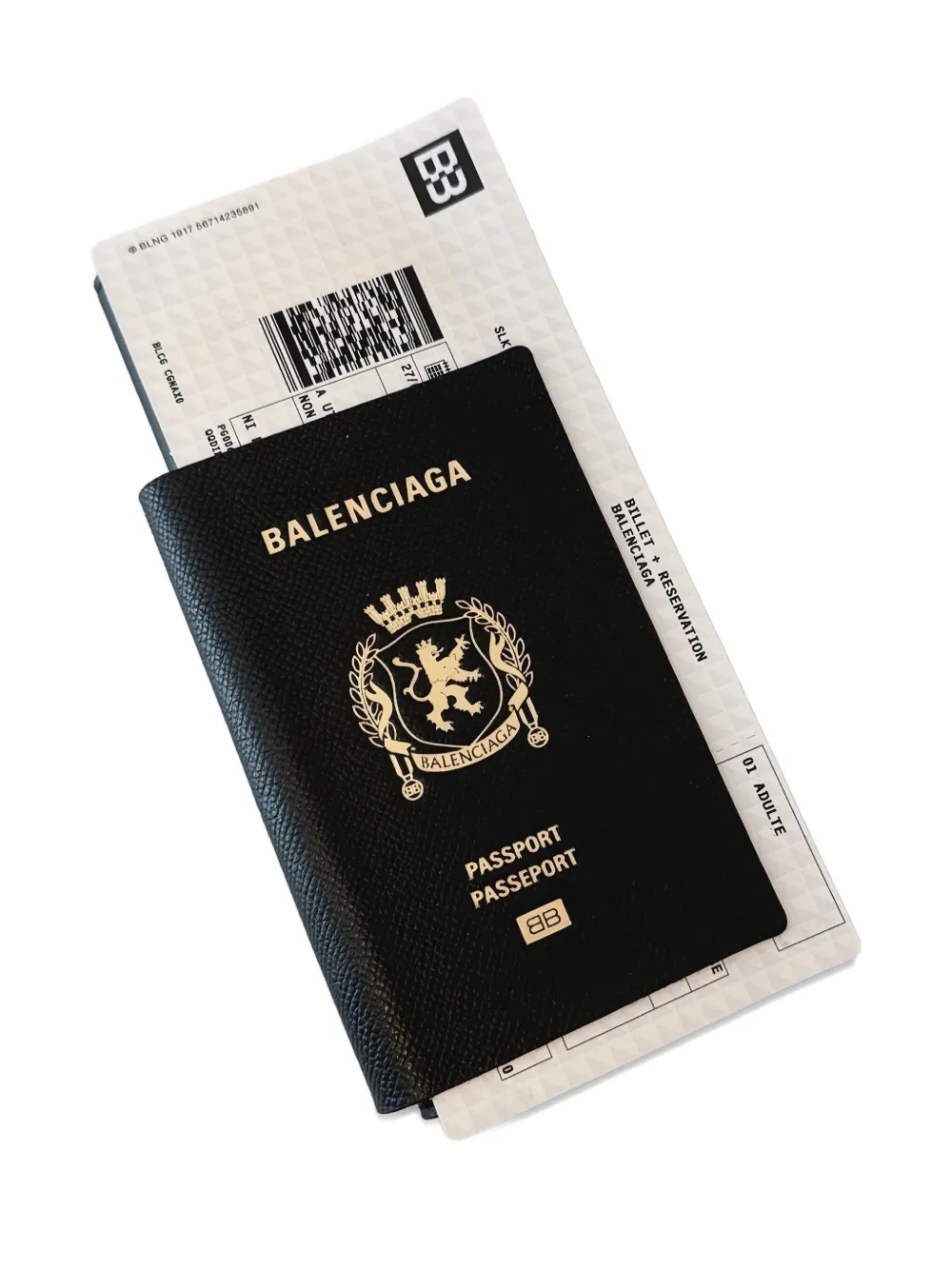 Balenciaga Leren portemonnee Zwart