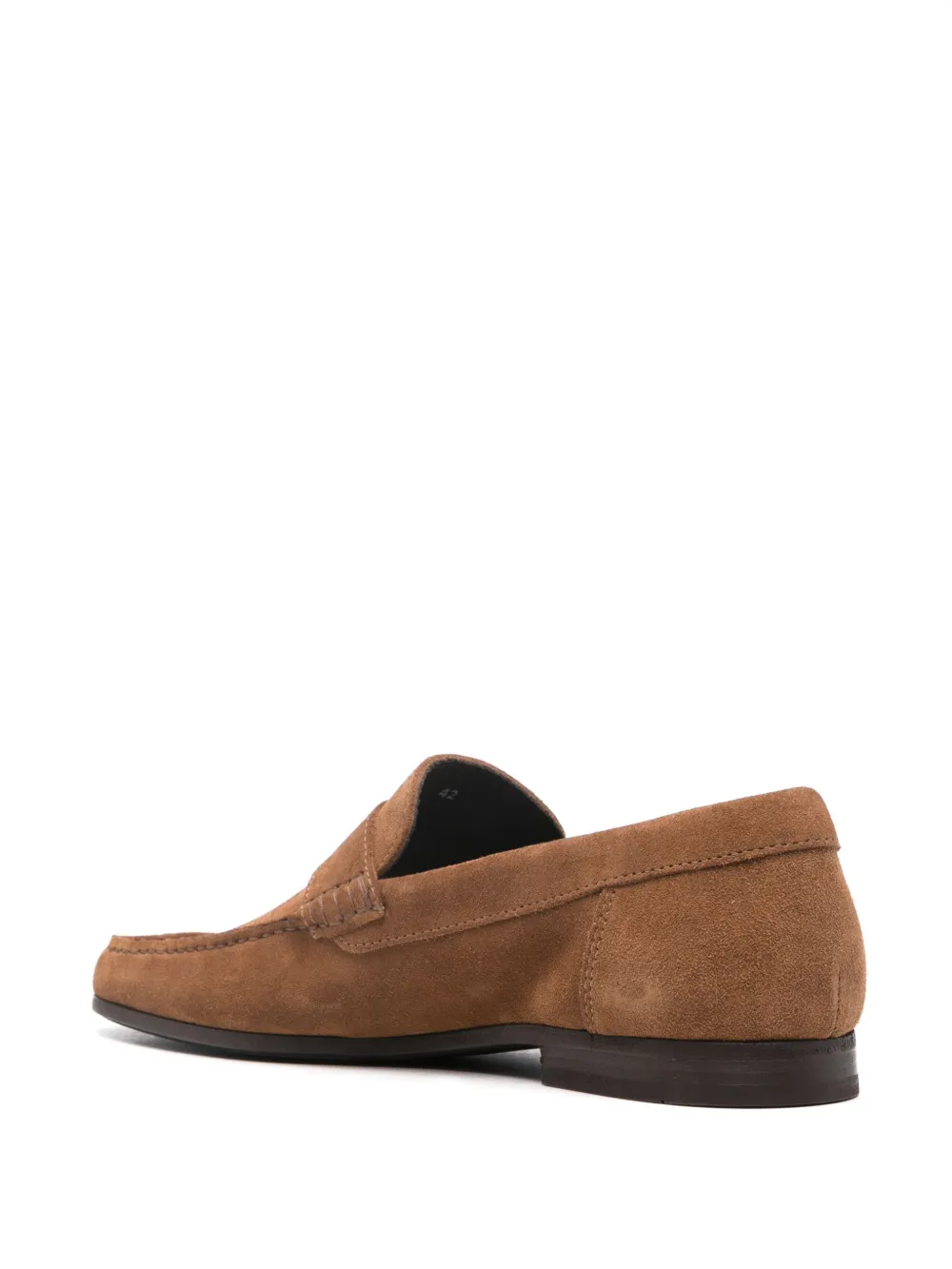 Moorer Casetti suede loafers Brown