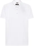 Moorer cotton polo shirt - White