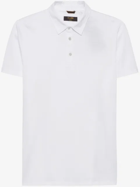 Moorer cotton polo shirt