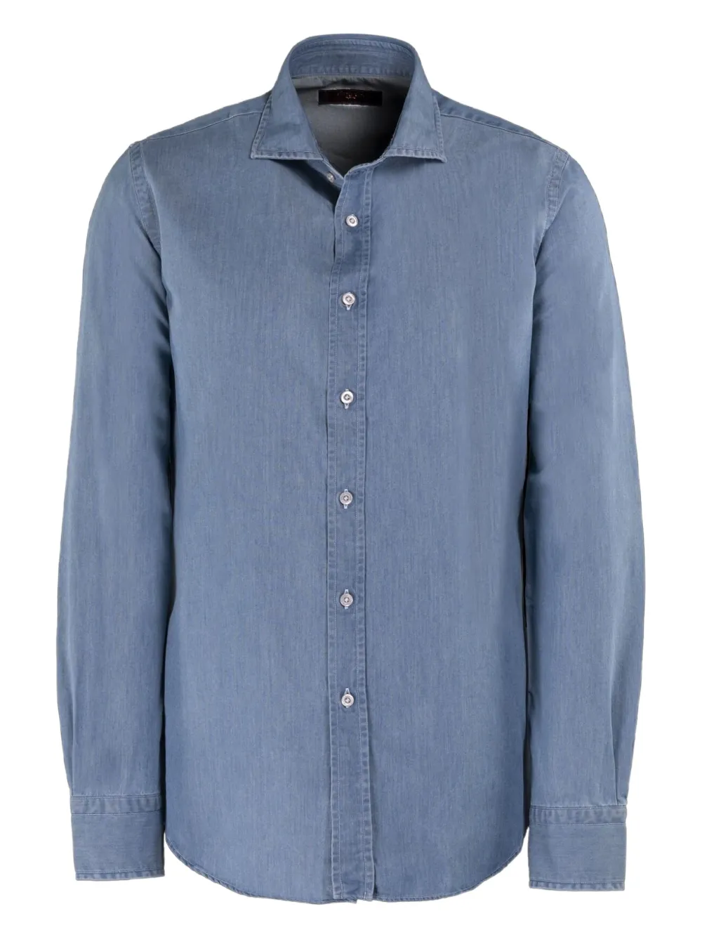 Moorer Harold long-sleeve denim shirt | Blue | Image 1