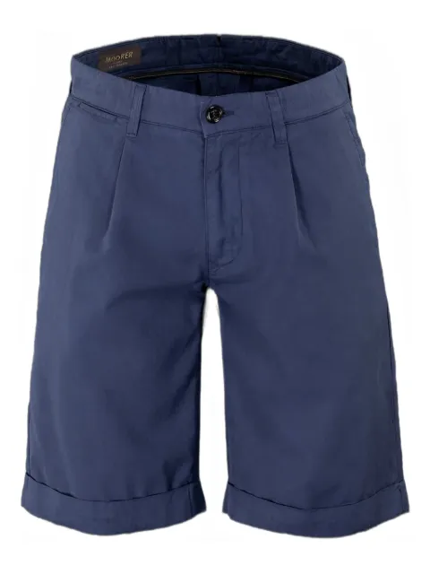Moorer pantalones de vestir cortos con pinzas