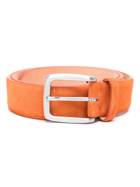 Moorer suede buckle belt