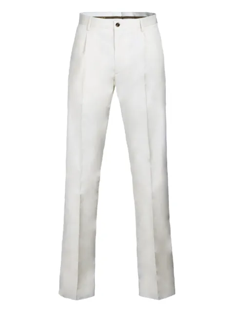 Moorer pleated straight-leg trousers