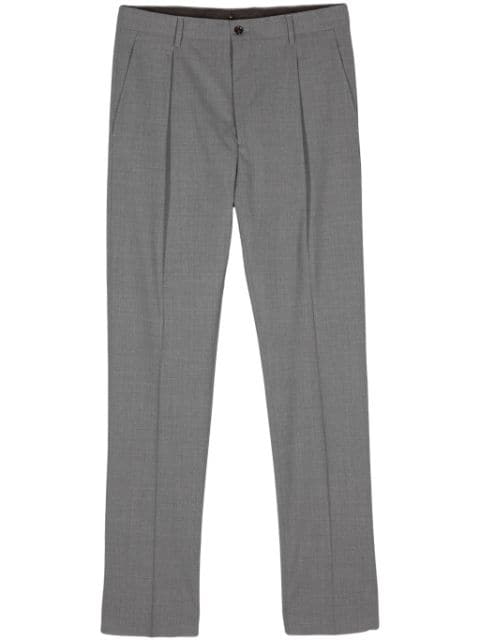 Moorer Vieste pleat-detail straight-leg trousers