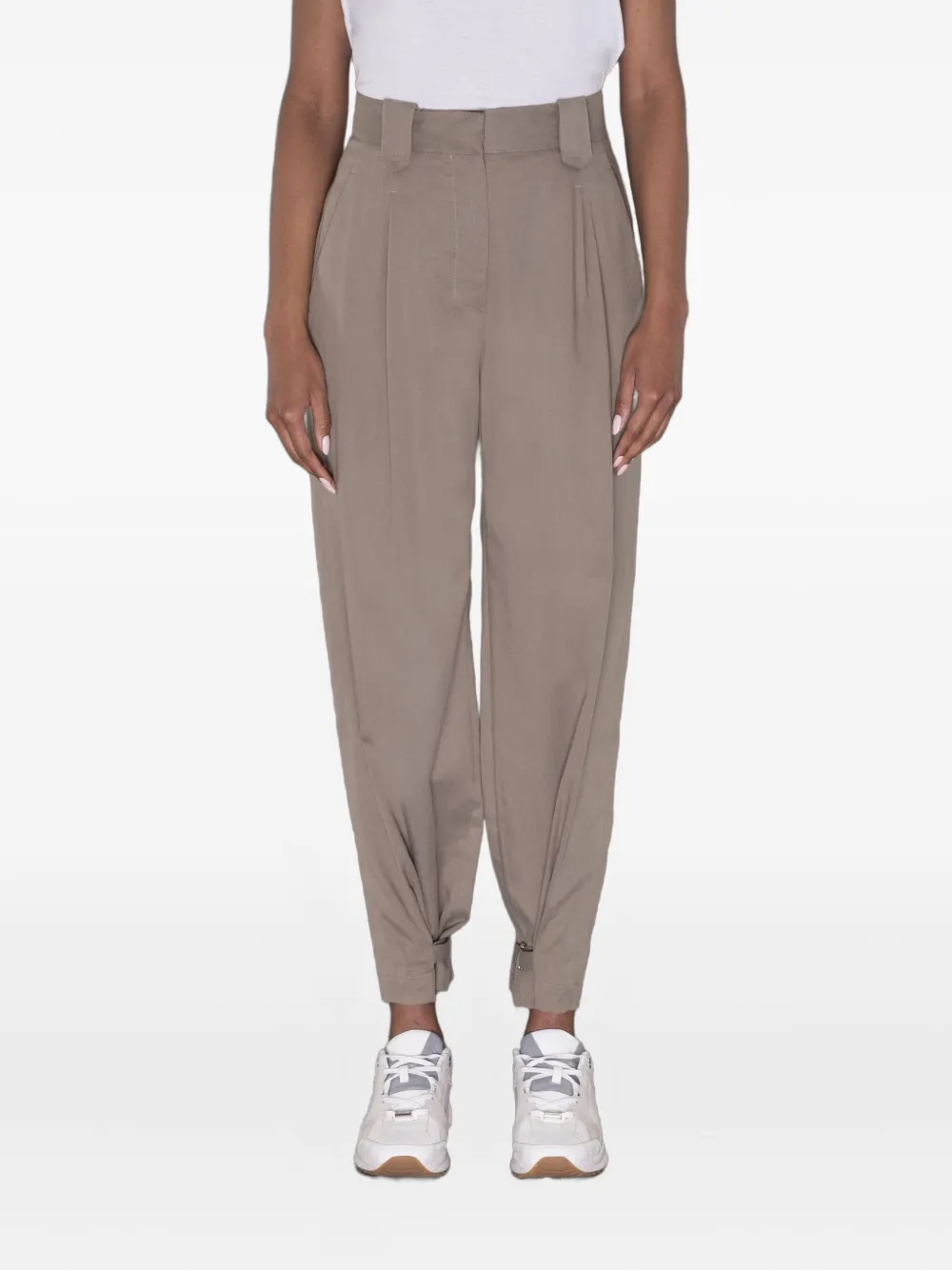 Moorer pleated buckled-cuff trousers | Tapered Pants | Image 2