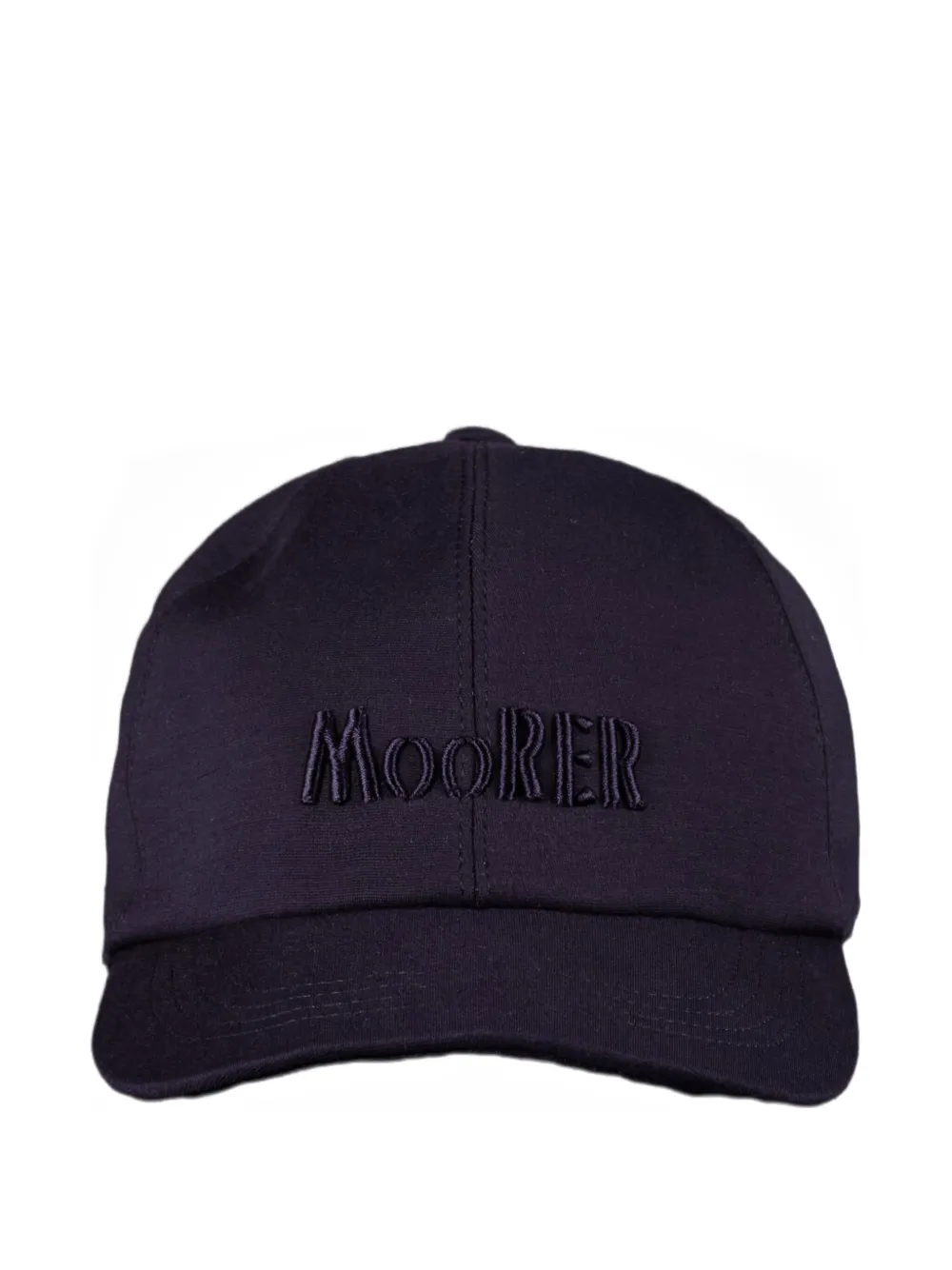 Moorer Embroidered-logo Baseball Cap In Blue