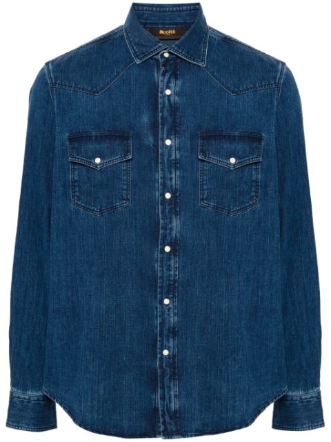 Moorer Larrie denim shirt