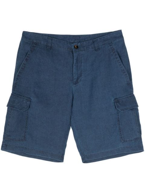 Moorer Aron linen shorts