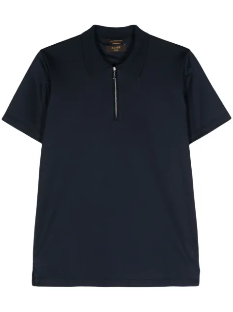 Moorer Jericho cotton polo shirt