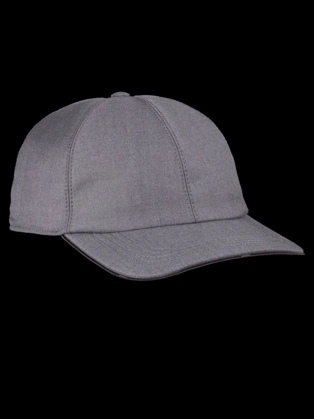 Moorer Panelled Baseball Hat In Gray