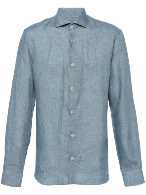 Moorer Roman-HR linen shirt