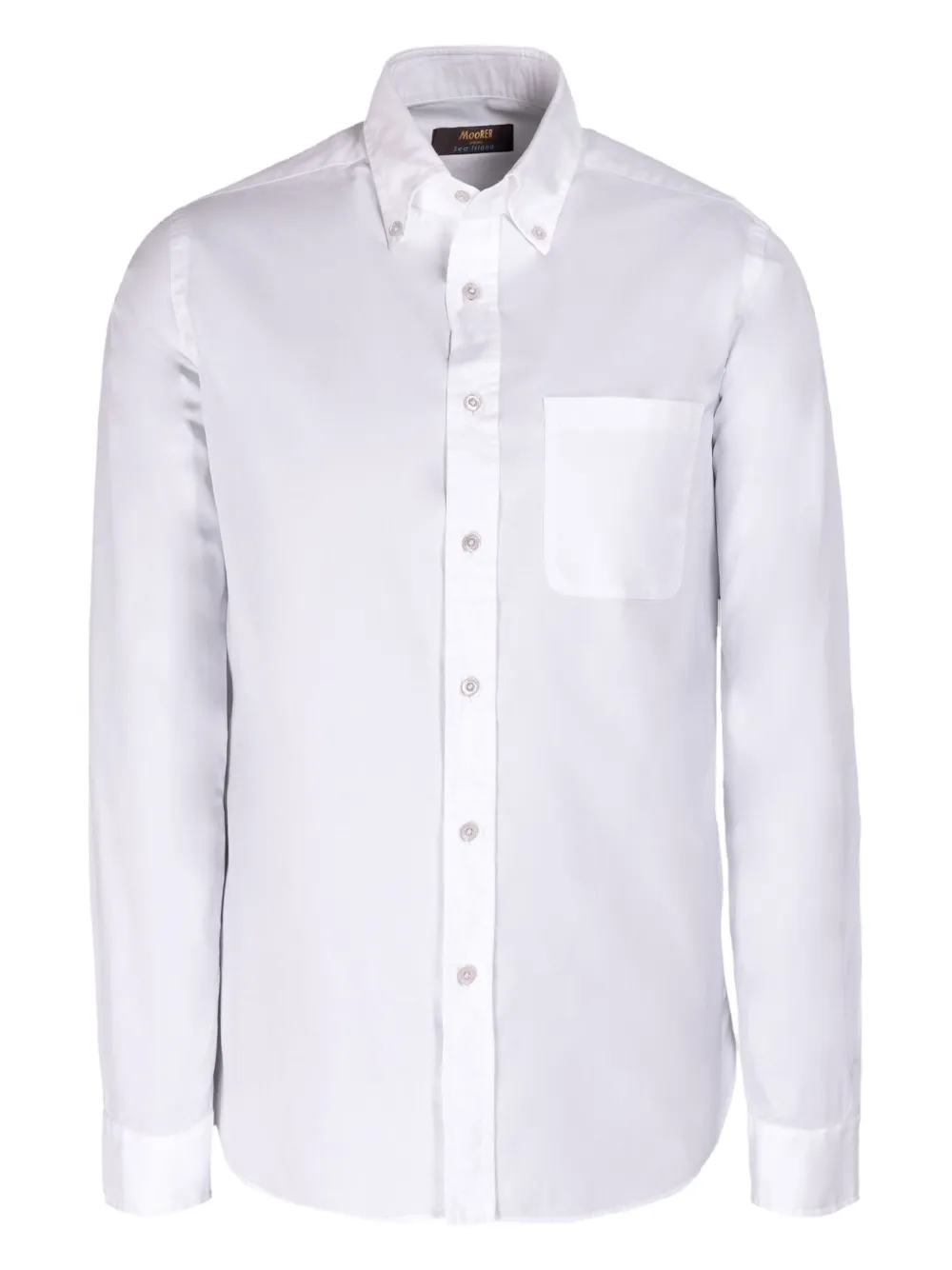 Moorer chest-pocket button-down shirt | White | Image 1