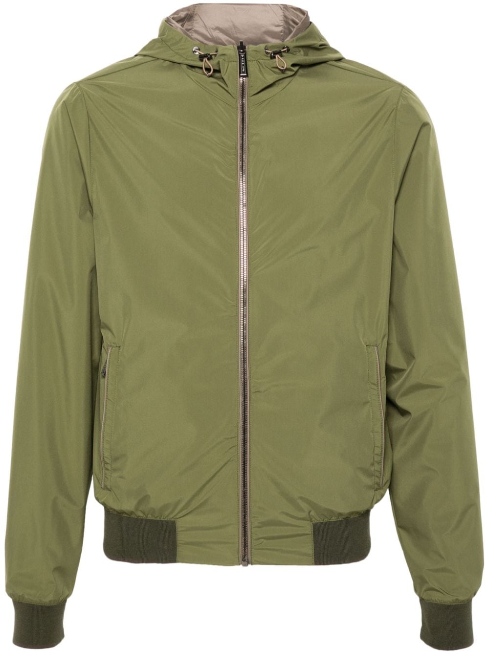 Moorer Dennys-stp Reversible Jacket In Green