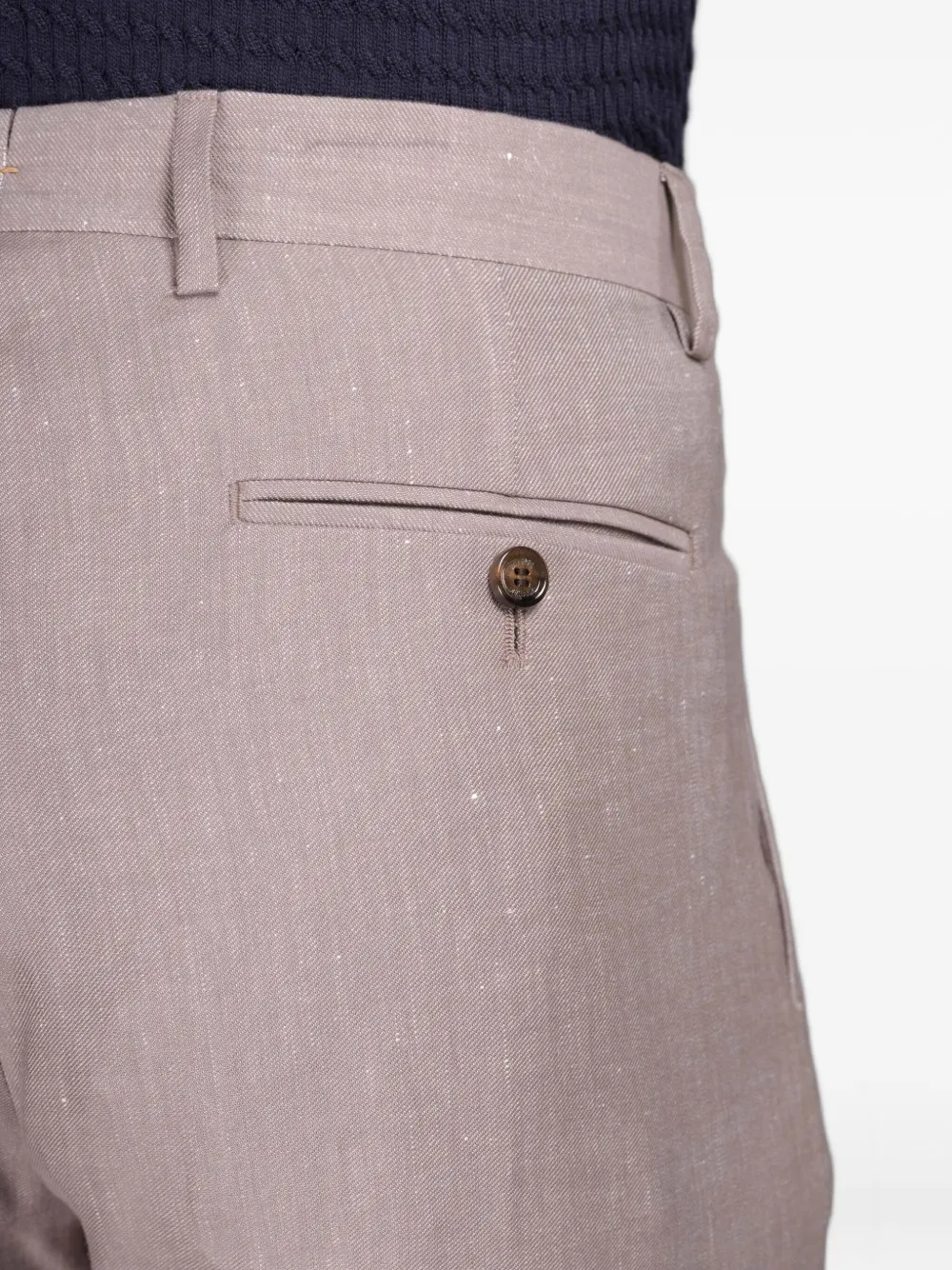 Moorer Pleated Tailored Trousers In Neutral
