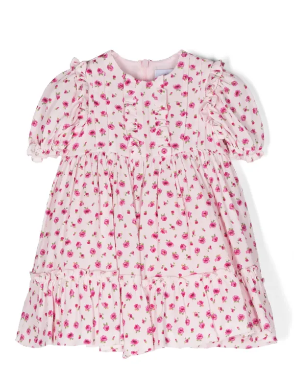 Simonetta ローズプリント ワンピース - Farfetch