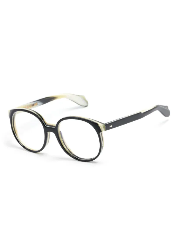 Cutler & Gross 1395 ラウンド眼鏡フレーム | ブラック | FARFETCH JP