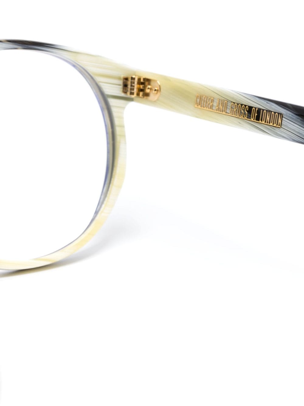 Shop Cutler And Gross 1395 Round-frame Glasses In 黑色