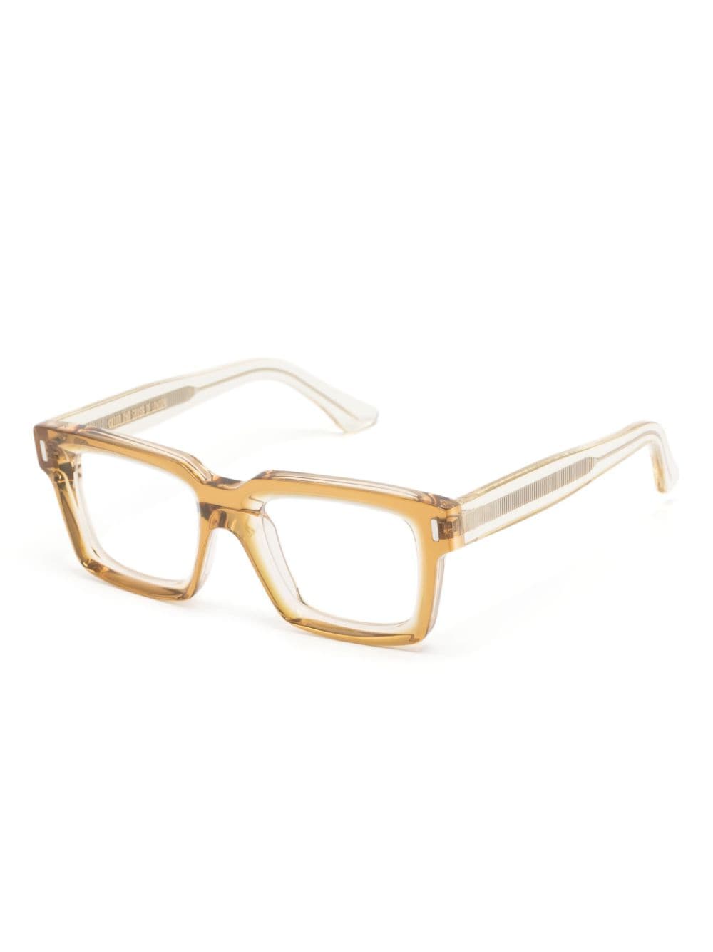 Shop Cutler And Gross 1386 Square-frame Glasses In Neutrals