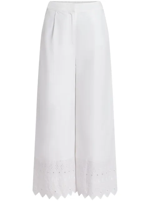 Karl Lagerfeld pantalones con diseño bordado