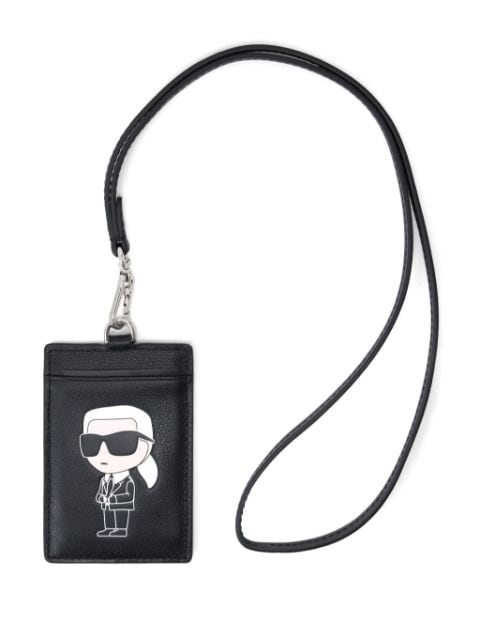 Karl Lagerfeld K/Ikonik 2.0 strap card holder